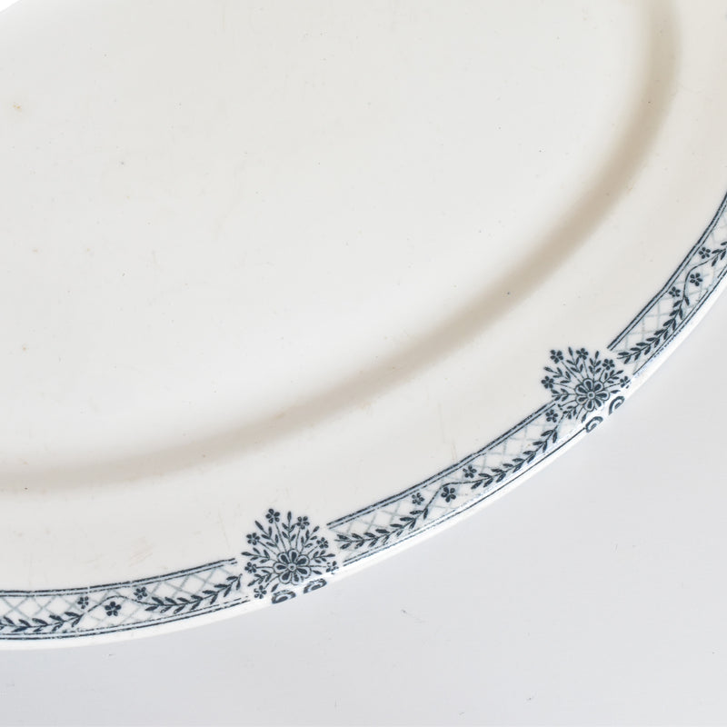 アンティークオーヴァル大皿 サラン Ennege（エンネージュ）