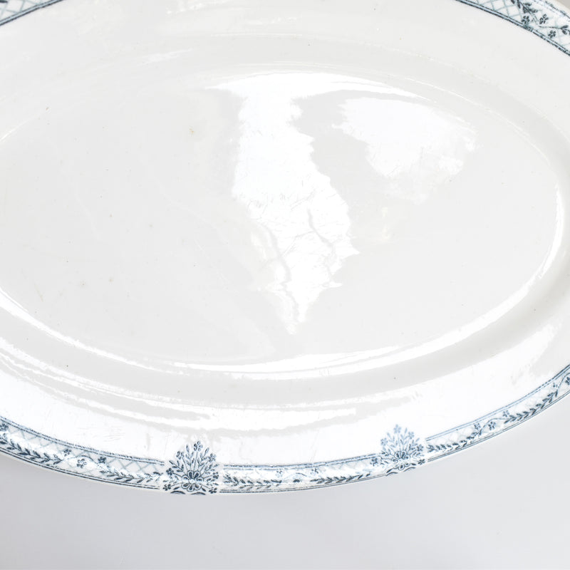 アンティークオーヴァル大皿 サラン Ennege（エンネージュ）