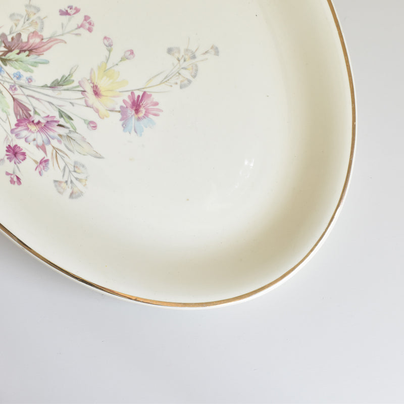 Vintage Oval Platter, Saint-Amand Ceranord Michel