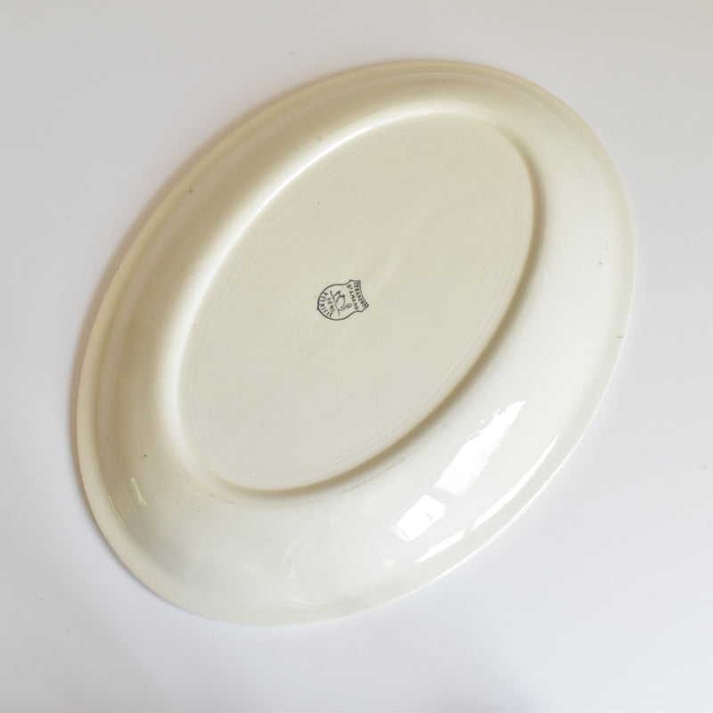 Vintage Oval Platter, Saint-Amand Ceranord Michel