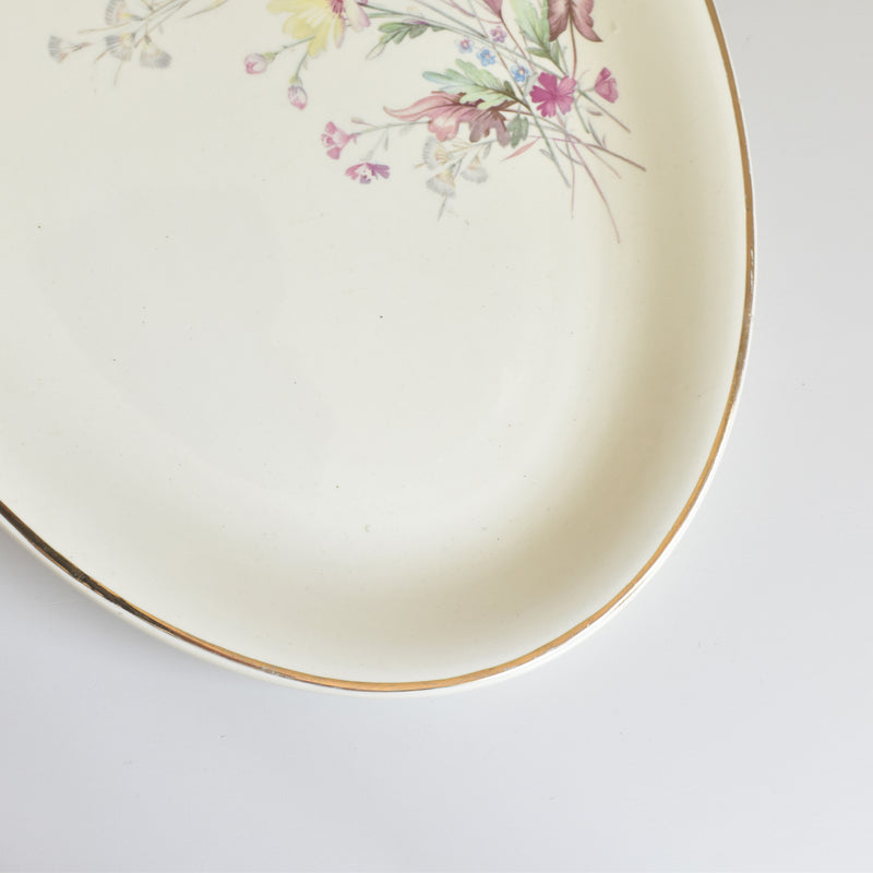 Vintage Oval Platter, Saint-Amand Ceranord Michel