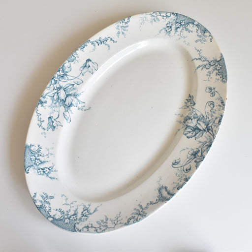 アンティークオーヴァル大皿 クレールフォンテーヌ Cyclamens (シクラメン) スモール