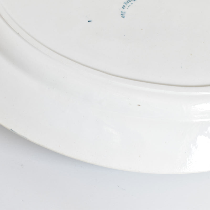Antique Oval Platter Clairfontaine Cyclamens (Cyclamen) Small