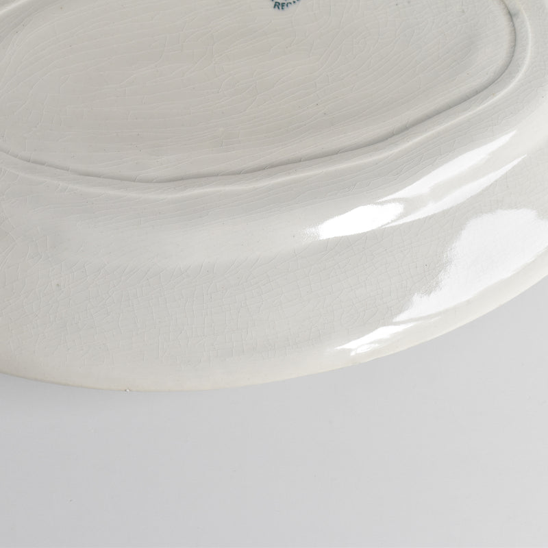 Antique Oval Plate VveG Clairefontaine Récamier