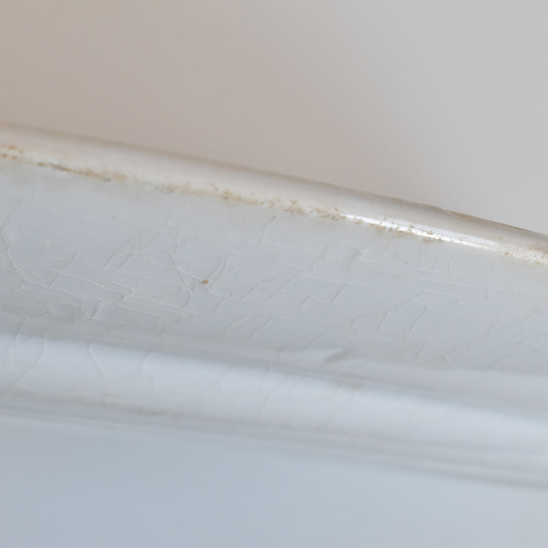 Antique Oval Plate Creil et Montereau Labrador