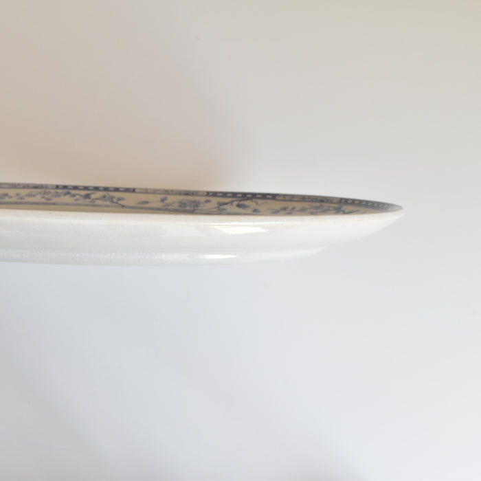 アンティークオーヴァル大皿 クレイユ＆モントロー Crémone（クレモン）