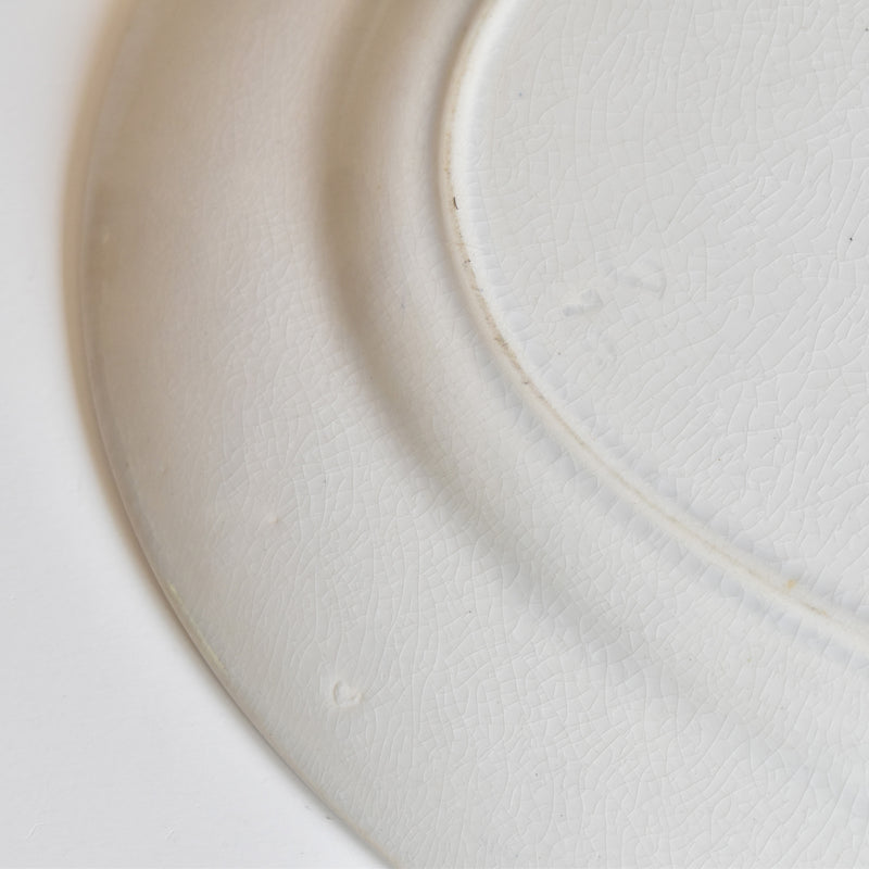 Antique Oval Platter, Creil & Montereau Crémone