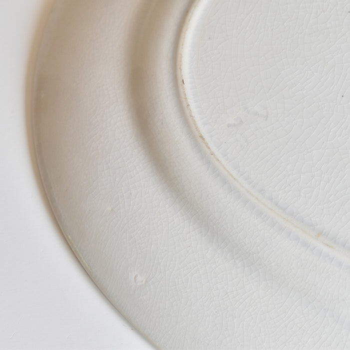 アンティークオーヴァル大皿 クレイユ＆モントロー Crémone（クレモン）