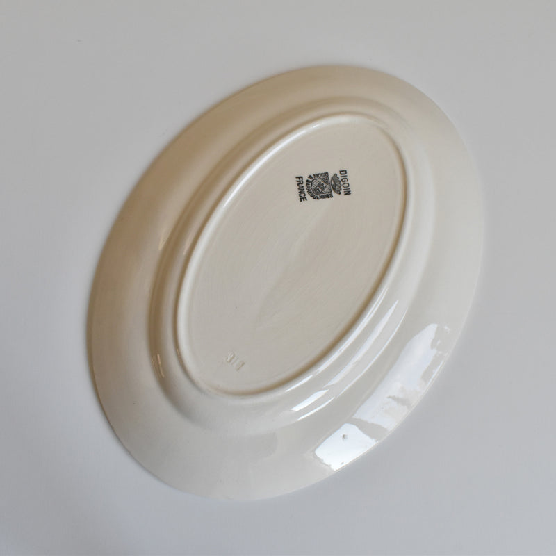 Vintage Oval Plate, Digoin & Sarreguemines