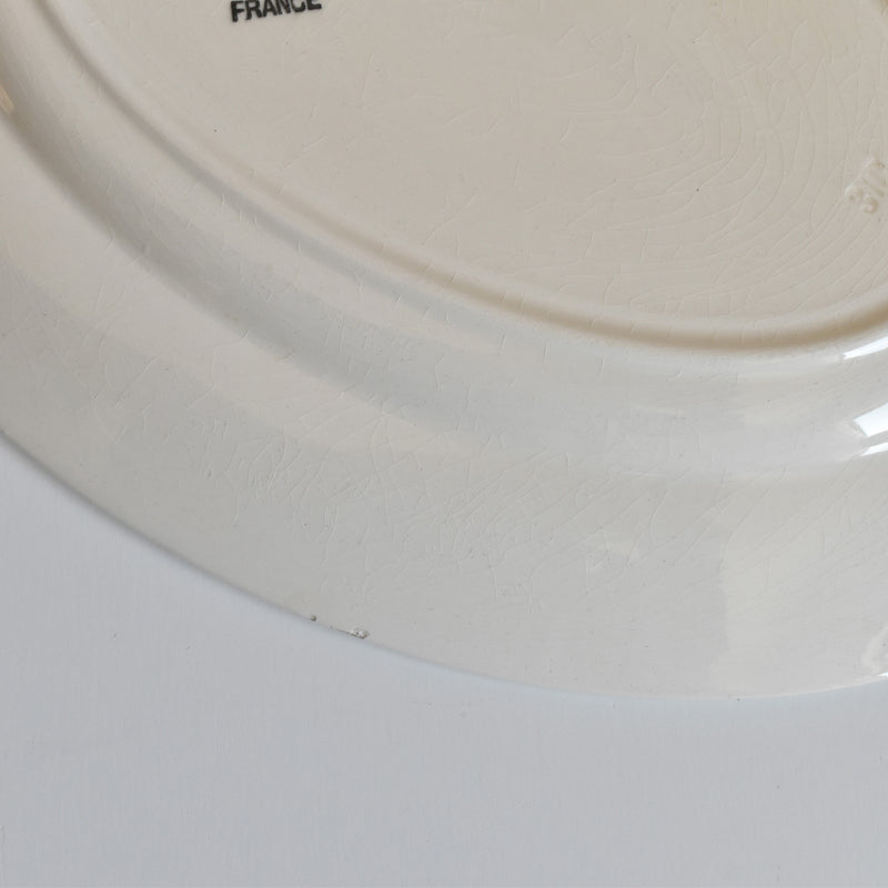 Vintage Oval Plate, Digoin & Sarreguemines