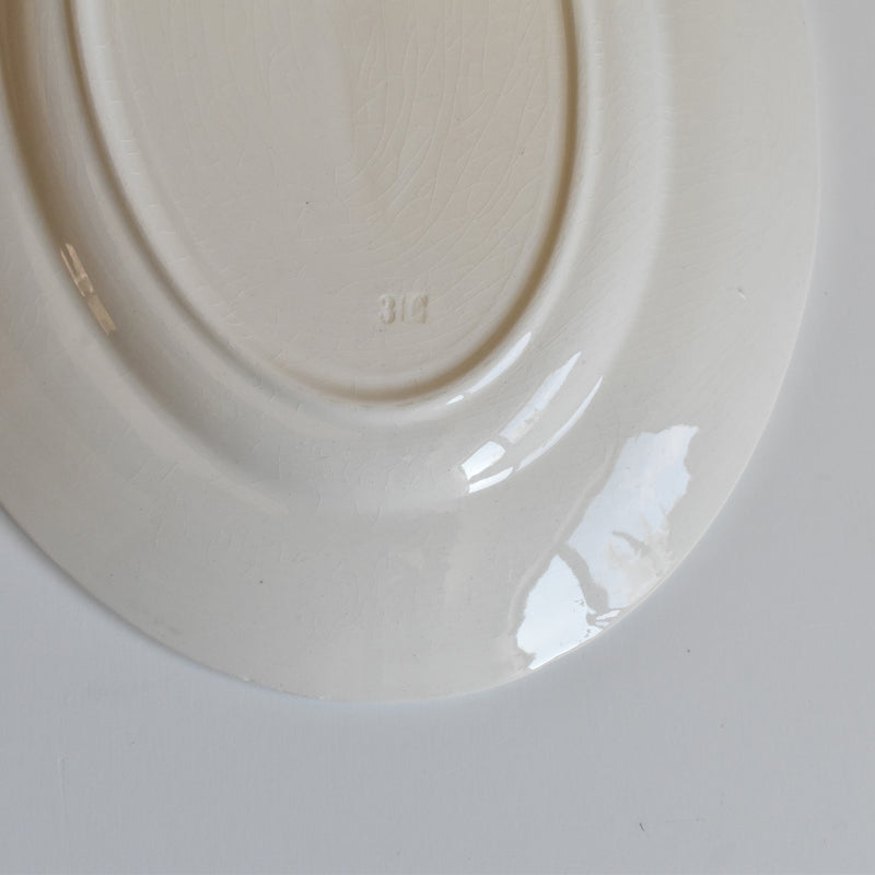 Vintage Oval Plate, Digoin & Sarreguemines