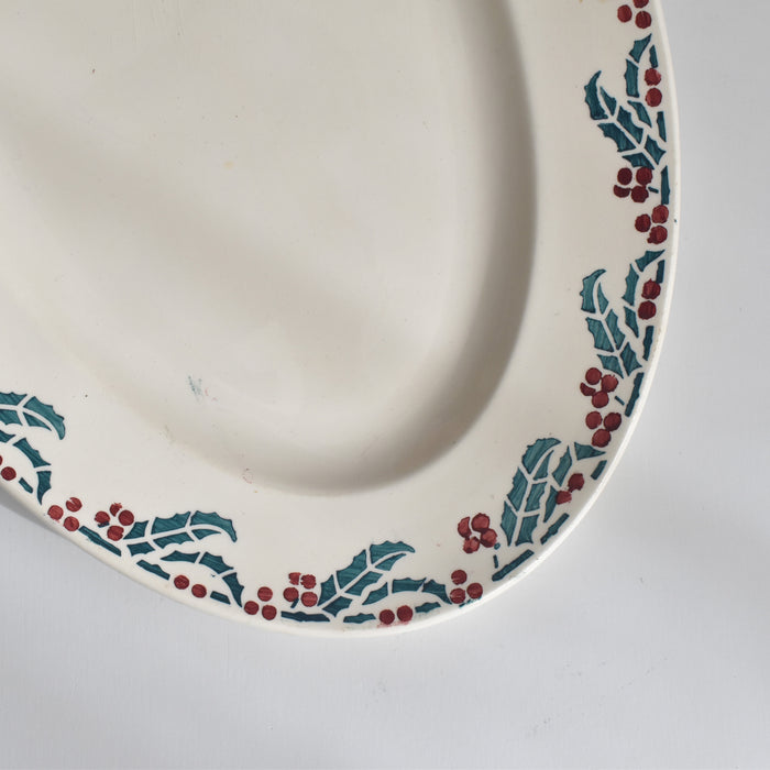 ヴィンテージオーヴァルプレート ディゴワン＆サルグミンヌ Houx（柊）