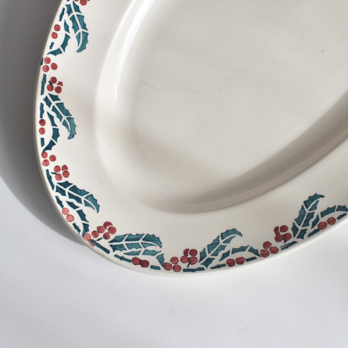 ヴィンテージオーヴァルプレート ディゴワン＆サルグミンヌ Houx（柊）