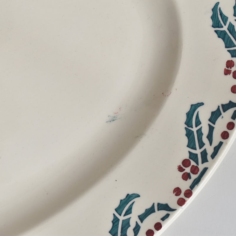 ヴィンテージオーヴァルプレート ディゴワン＆サルグミンヌ Houx（柊）