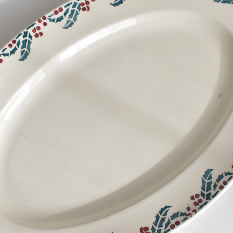 ヴィンテージオーヴァルプレート ディゴワン＆サルグミンヌ Houx（柊）