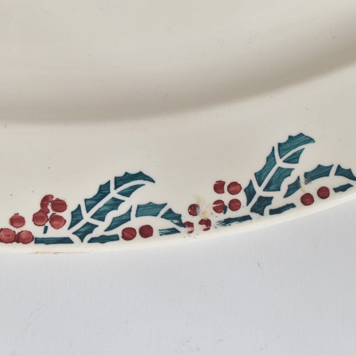 ヴィンテージオーヴァルプレート ディゴワン＆サルグミンヌ Houx（柊）