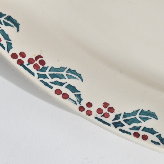 ヴィンテージオーヴァルプレート ディゴワン＆サルグミンヌ Houx（柊）