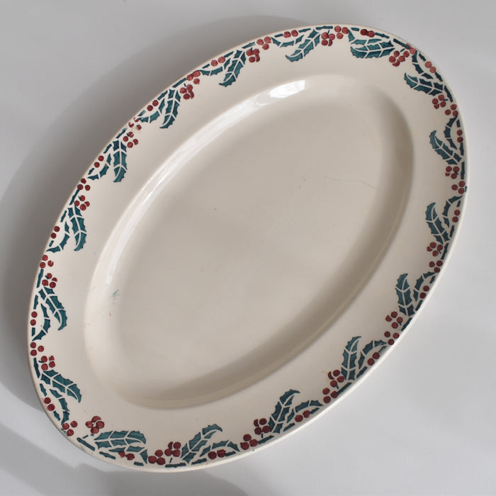 ヴィンテージオーヴァルプレート ディゴワン＆サルグミンヌ Houx（柊）