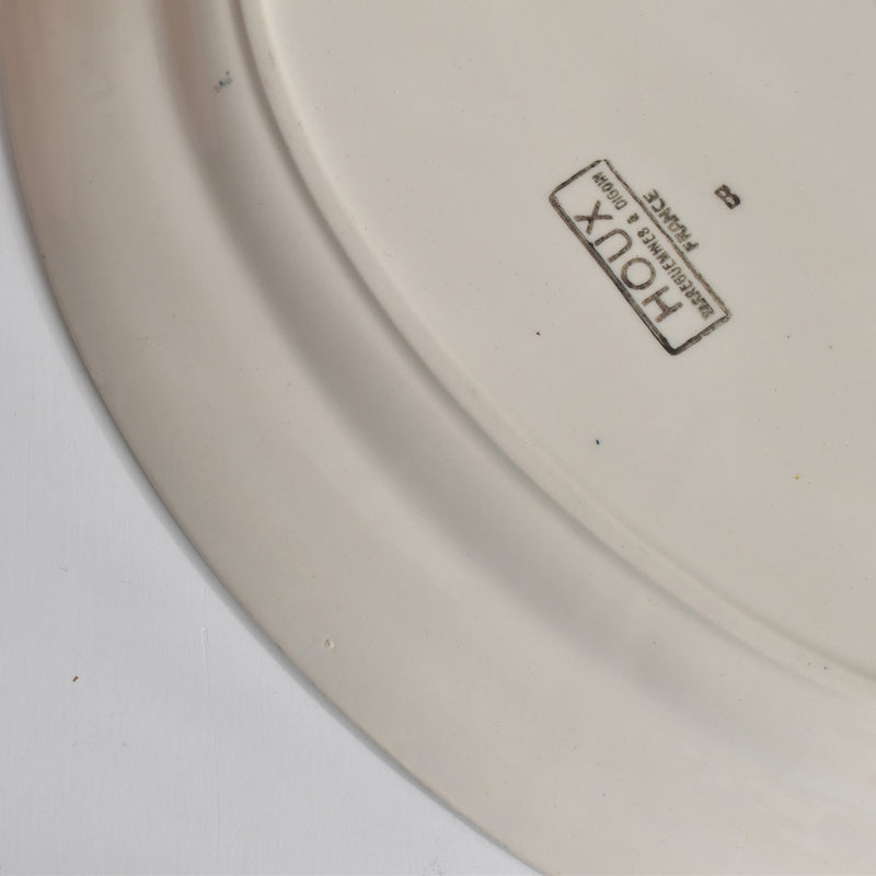 ヴィンテージオーヴァルプレート ディゴワン＆サルグミンヌ Houx（柊）