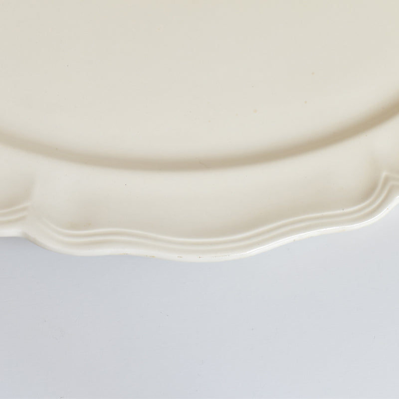 Vintage Oval Platter Digoin & Sarreguemines Rohan (Scalloped Edge)