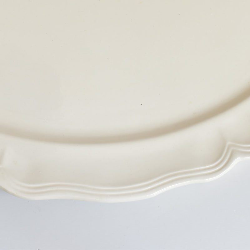 Vintage Oval Platter Digoin & Sarreguemines Rohan (Scalloped Edge)