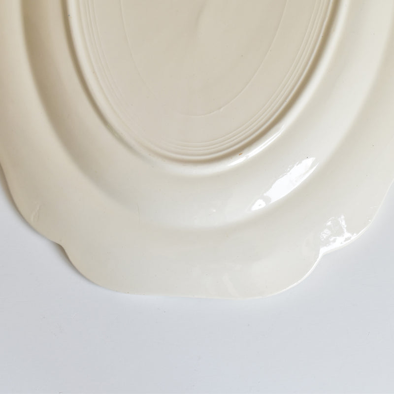 Vintage Oval Platter Digoin & Sarreguemines Rohan (Scalloped Edge)
