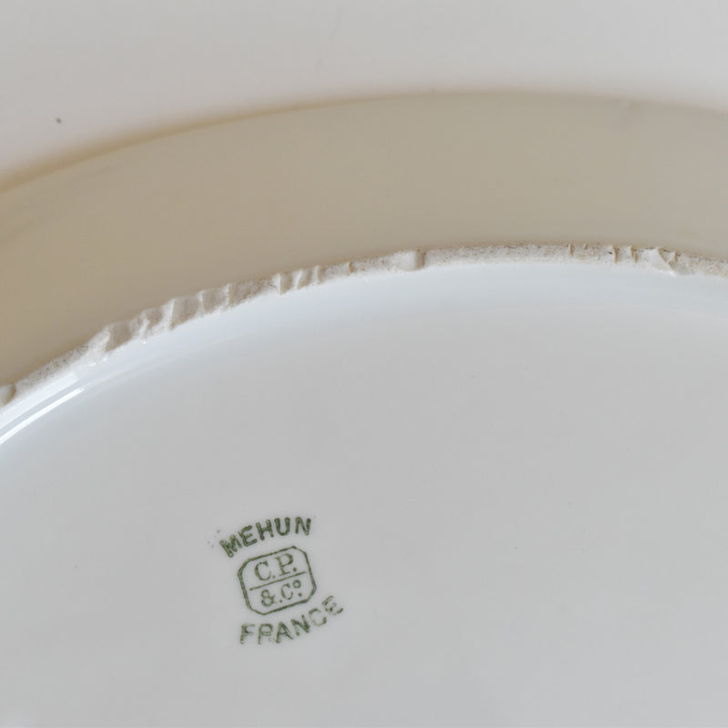 Antique Oval Plate, Pillivuyt Mehun