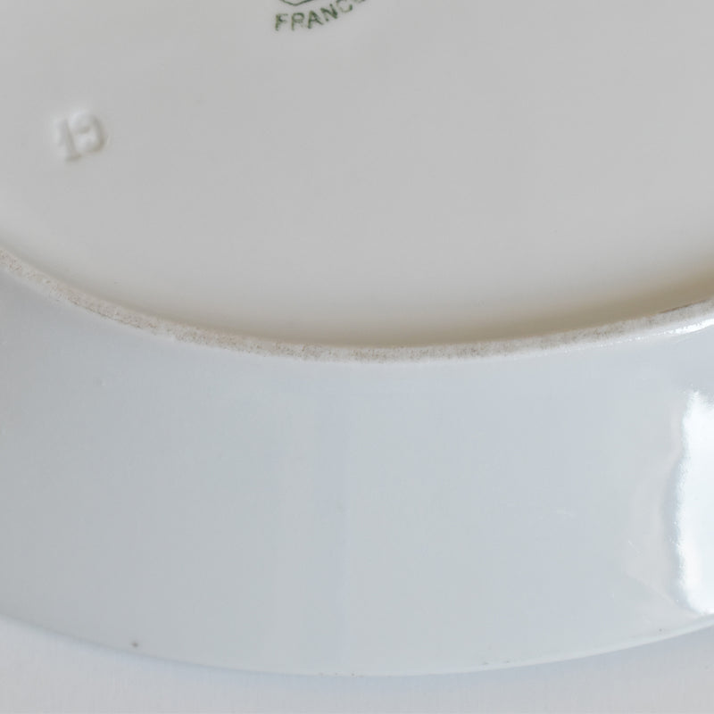 Antique Oval Plate, Pillivuyt Mehun