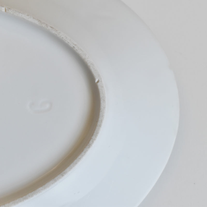 Antique Oval Plate, Pillivuyt Mehun