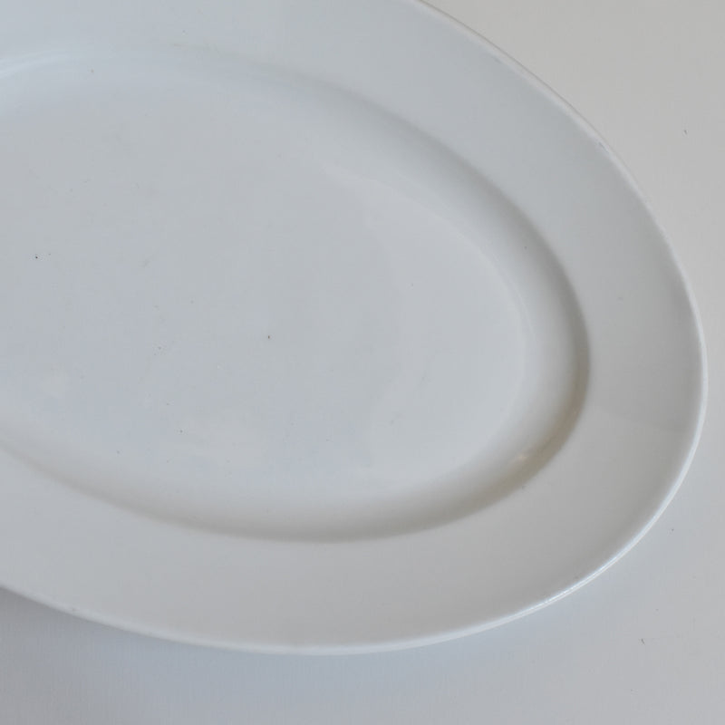 Antique Oval Plate, Pillivuyt Mehun