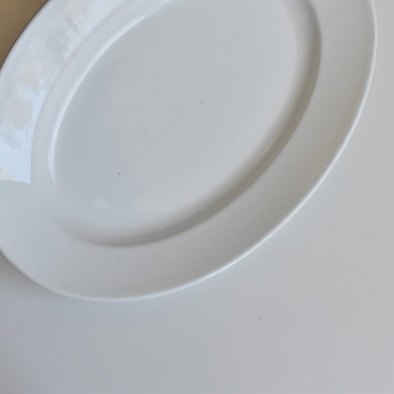 Antique Oval Plate, Pillivuyt Mehun