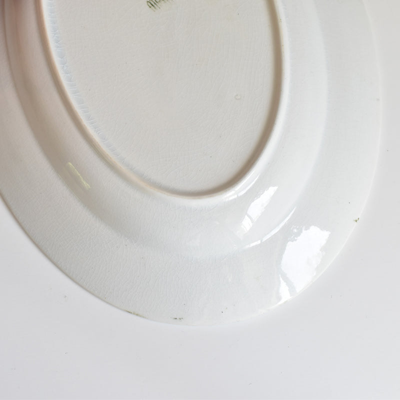 Vintage Oval Platter, Moulin des Loups Mûrier