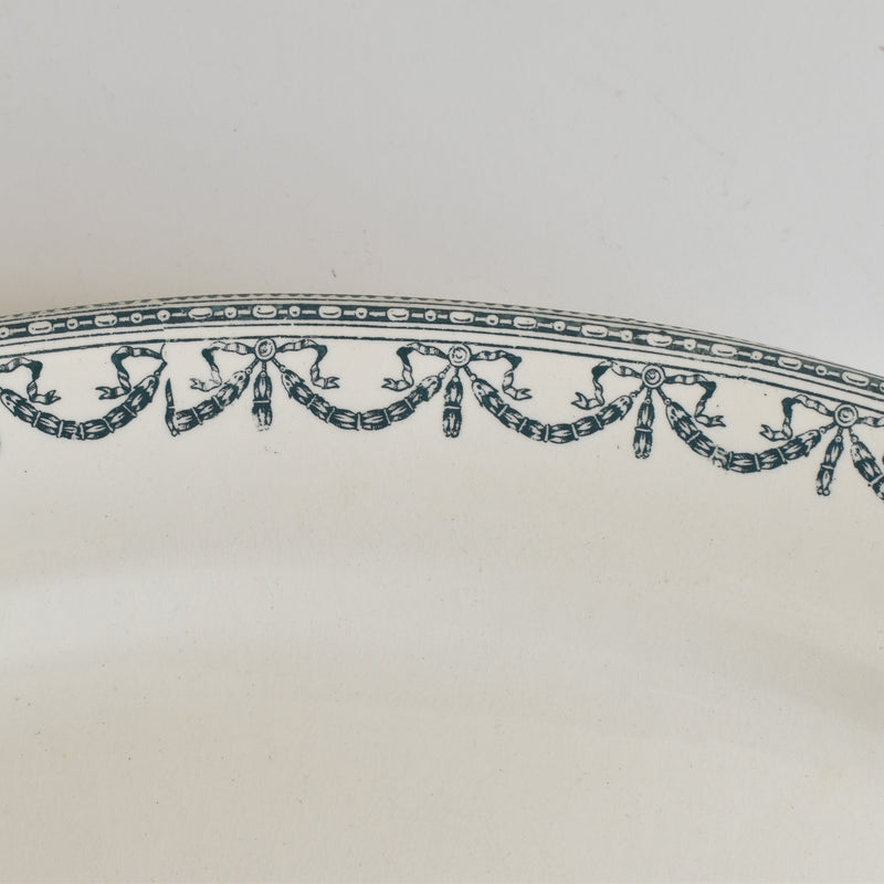 アンティークオーヴァル大皿 サラン Guirlandes Louis XVI（ガーランド ルイセーズ）