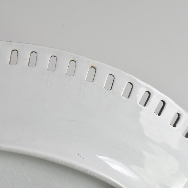 Antique Oval Plate, Sarreguemines J. Thiéry, 1894