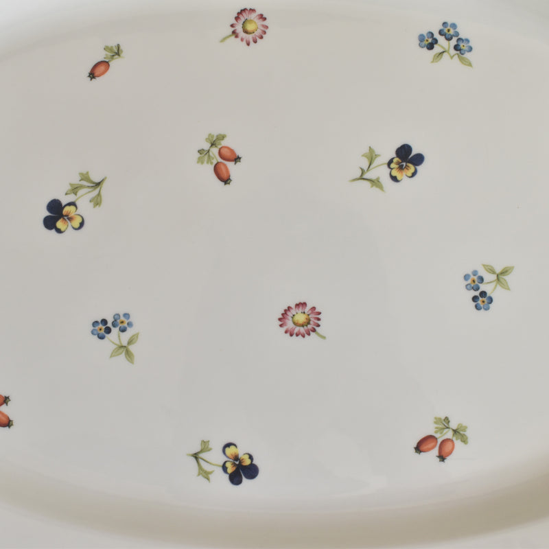 ヴィンテージオーヴァル大皿 ビレオイ＆ボッホ Petite Fleur（プチットフルール）