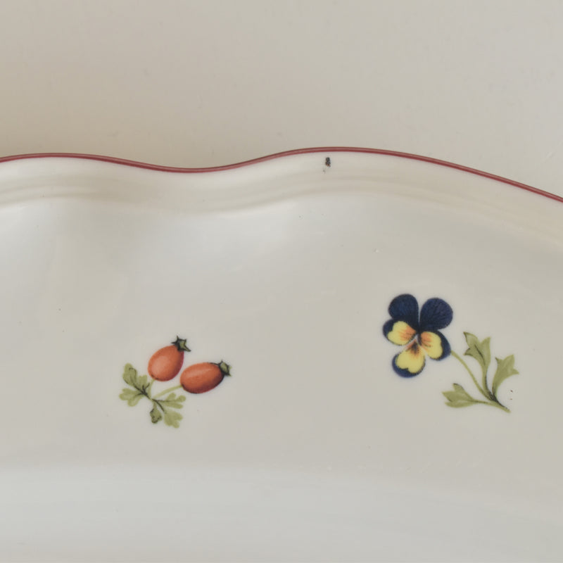 ヴィンテージオーヴァル大皿 ビレオイ＆ボッホ Petite Fleur（プチットフルール）