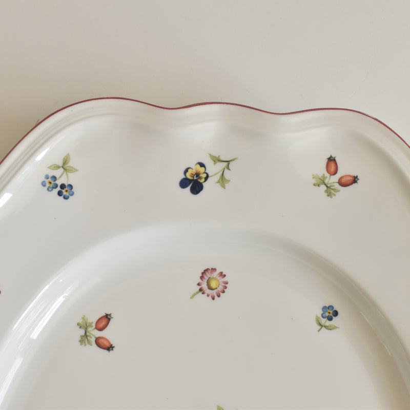 ヴィンテージオーヴァル大皿 ビレオイ＆ボッホ Petite Fleur（プチットフルール）