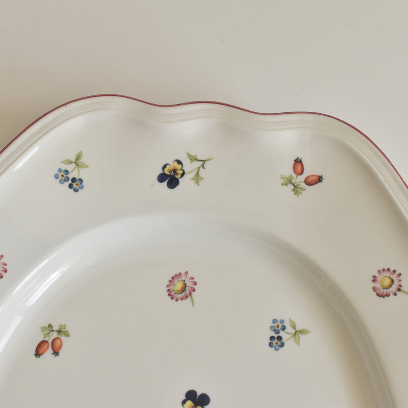 ヴィンテージオーヴァル大皿 ビレオイ＆ボッホ Petite Fleur（プチットフルール）