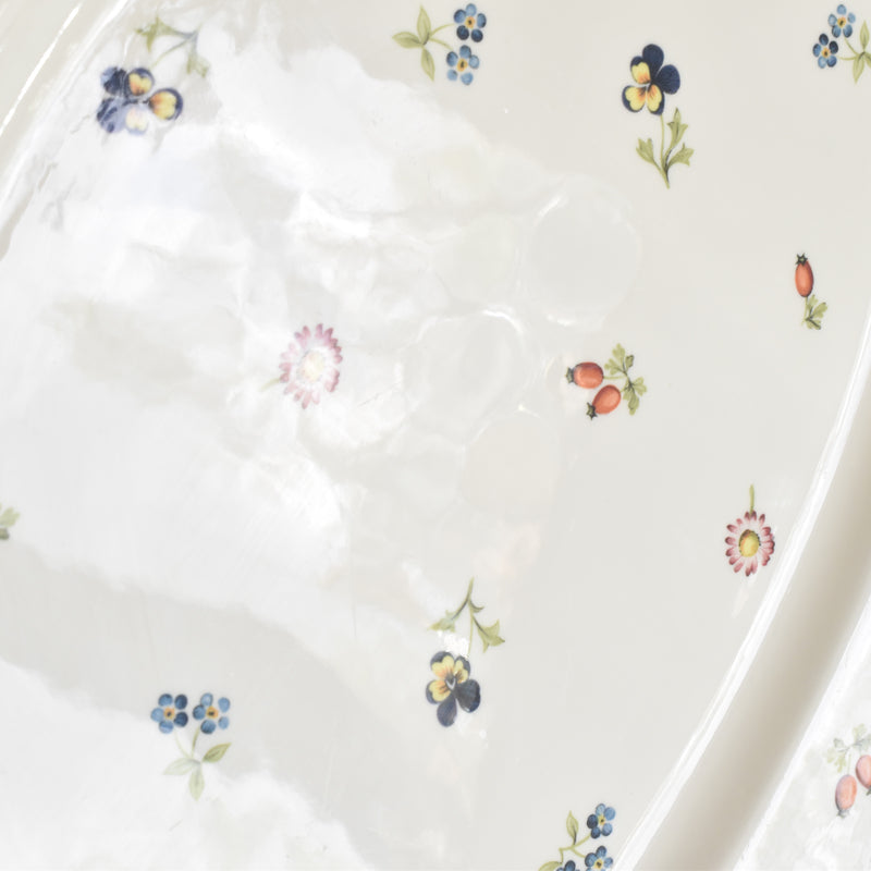 ヴィンテージオーヴァル大皿 ビレオイ＆ボッホ Petite Fleur（プチットフルール）