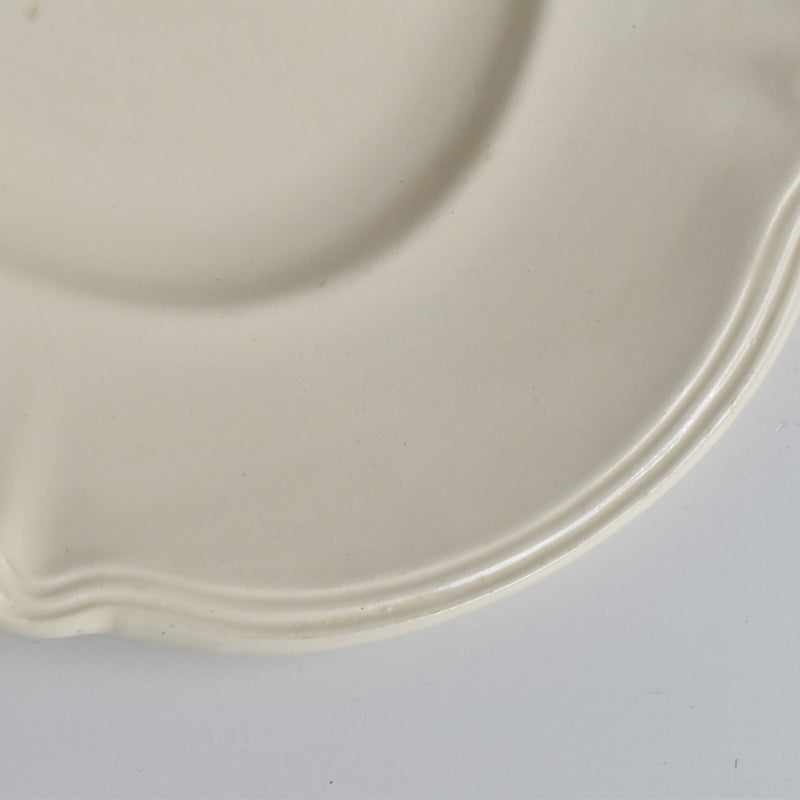 Vintage Oval Plate, Digoin & Sarreguemines, Floral Rim