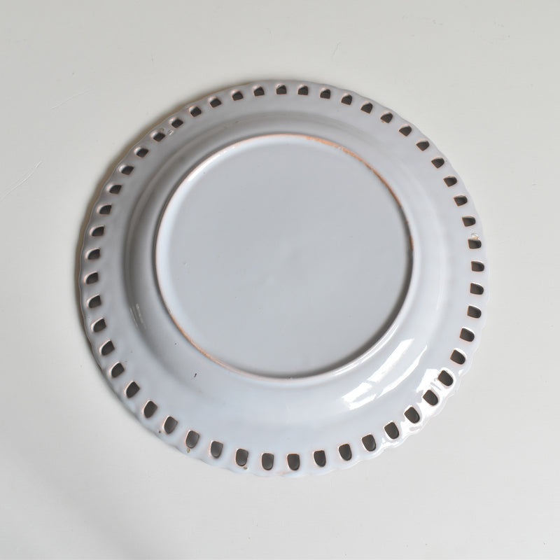 アンティークデザートプレート パニエレリーフ B