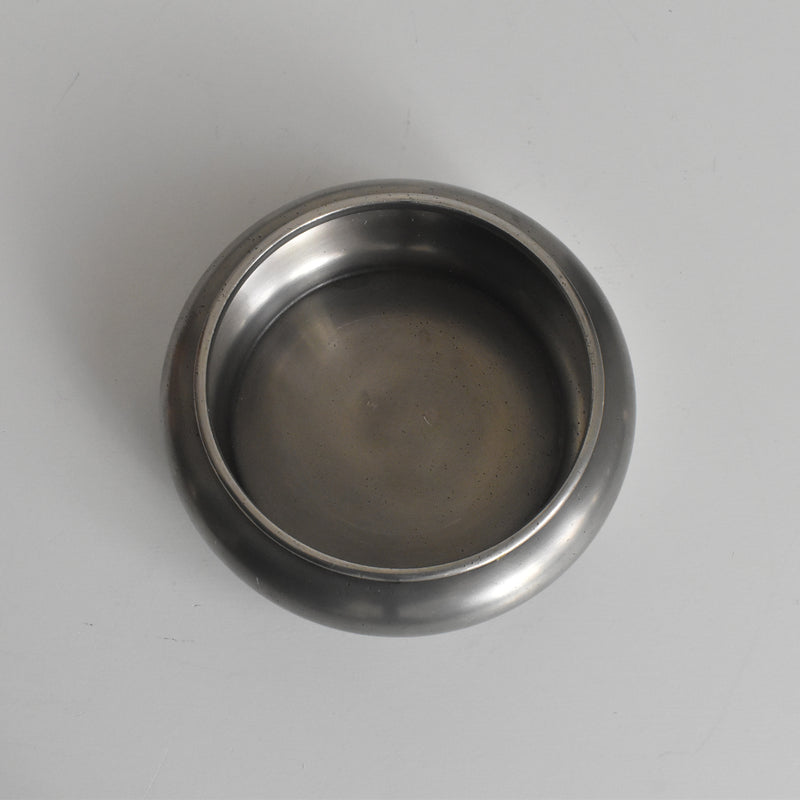 Vintage Pewter Bonbonniere Flower Rose Design