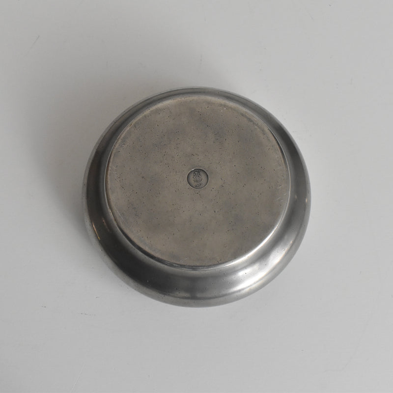 Vintage Pewter Bonbonniere Flower Rose Design