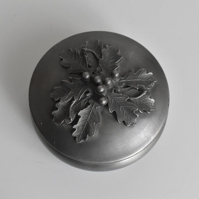 Vintage Pewter Bonbonniere Acorn Jean Goardere