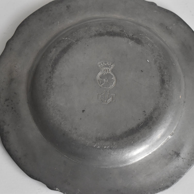 Vintage Pewter Bottle Coaster M