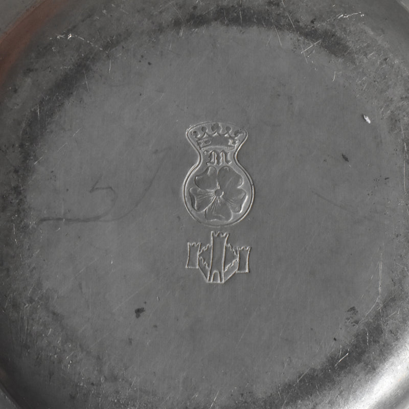 Vintage Pewter Bottle Coaster M