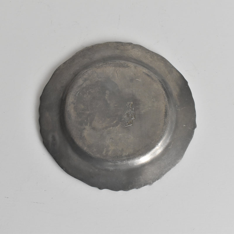 Vintage Pewter Bottle Coaster Finstain A