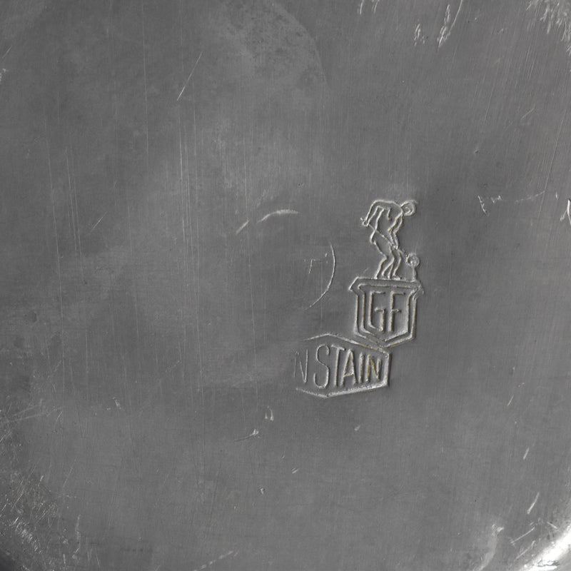 Vintage Pewter Bottle Coaster Finstain A