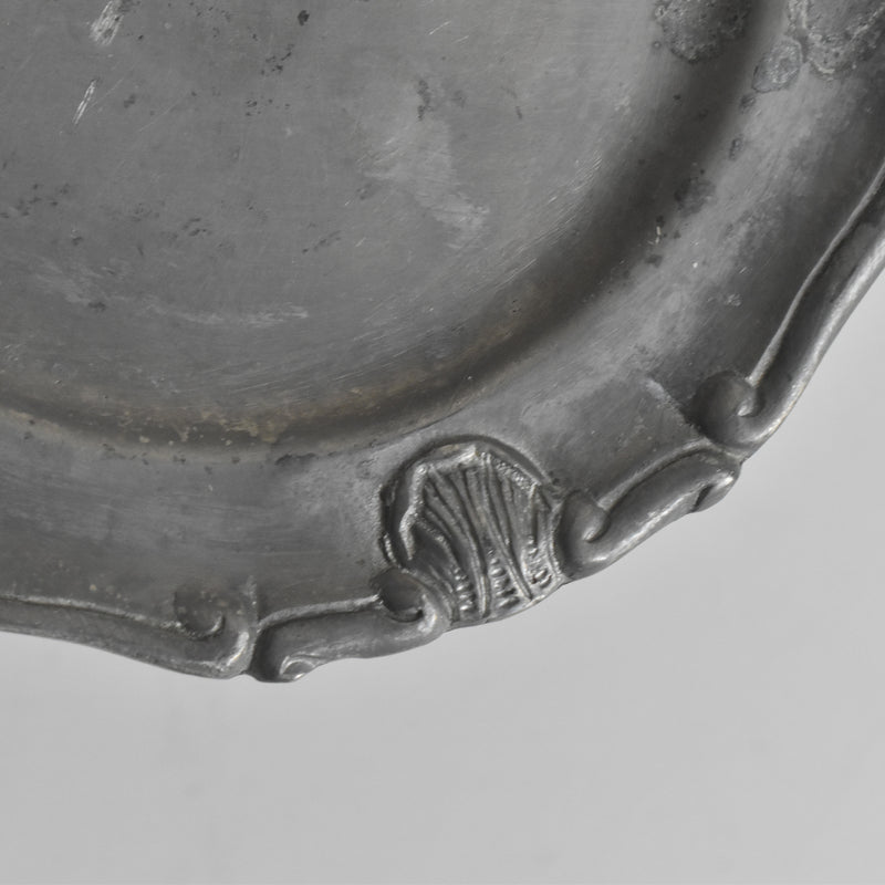 Vintage Pewter Bottle Coaster Finstain B