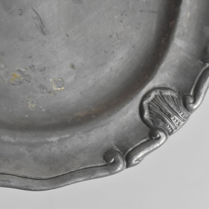 Vintage Pewter Bottle Coaster Finstain B
